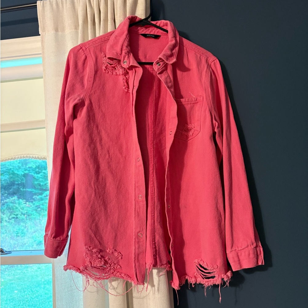 Distressed Pink Jacket from Amazon